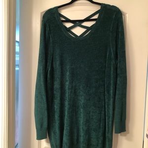 Torrid emerald green sweater